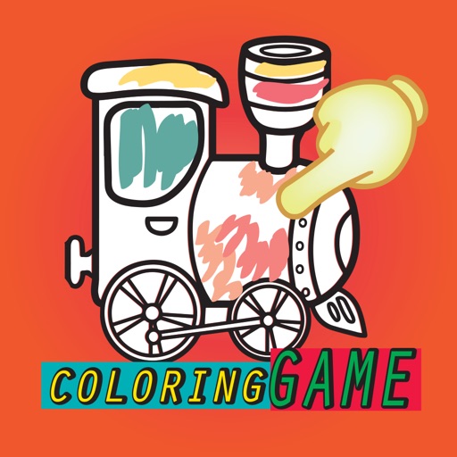 Cute Trains and Subway Valley Coloring Book iOS App