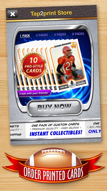 Football Card Maker - Make Your Own Starr Cards screenshot-4