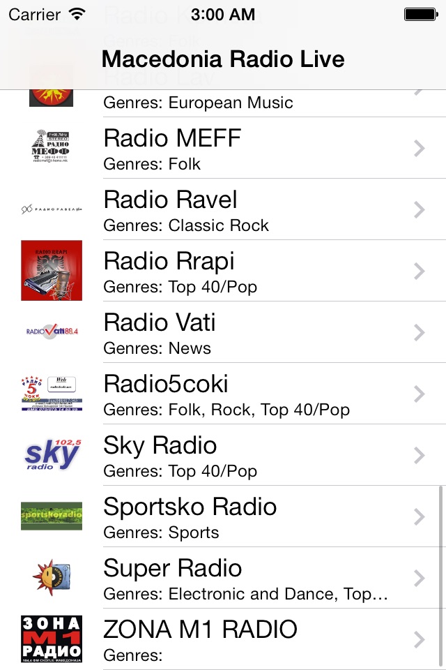 Macedonia Radio Live Player (Macedonian / Македонија / македонски јазик радио) screenshot 2