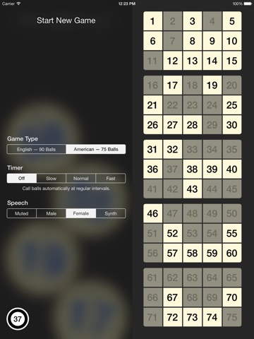 Bingo Machine - Number Caller screenshot 2