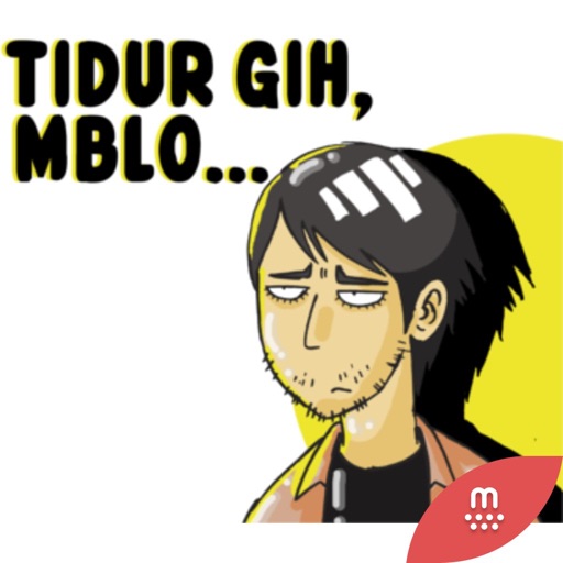 Maz Jomblo stickers by MOHAMAD for iMessage