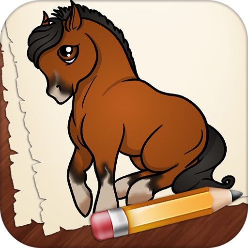 How to Draw a Horse Icon