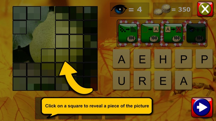 What`s Pixelated? word picture guessing puzzle