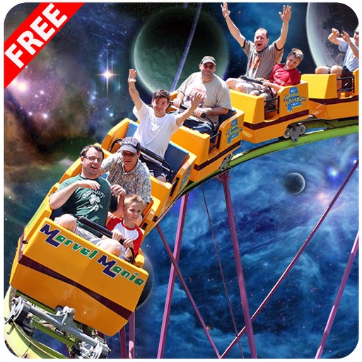 VR Space Visit 3d : Roller Coaster Free icon