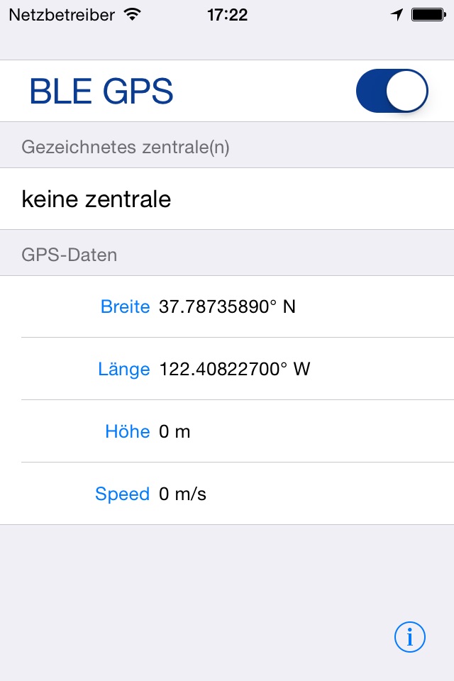 LE GPS screenshot 2