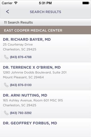 East Cooper Medical Center screenshot 4