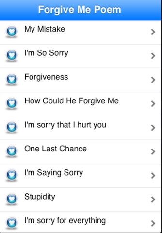 Forgive Me Poems screenshot 3