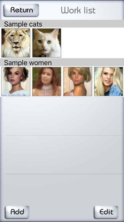 FaceMorph - Morphing multiple faces in a row.