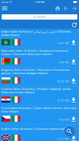 Game screenshot Итальянско-Мультиязычный словарь mod apk
