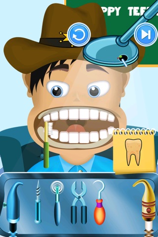 American Police Dentist Mania - crazy teeth doctor game screenshot 2
