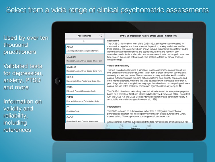 NovoPsych Psychometrics