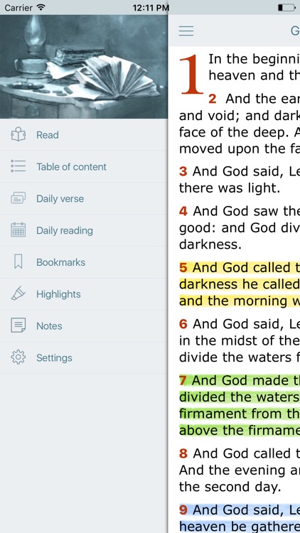 King James Bible. Red Letter Bible and KJV Version