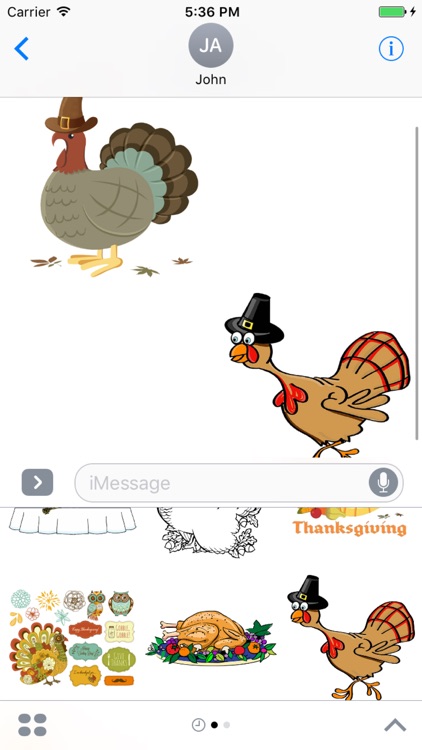 Happy Thanksgiving for iMessage