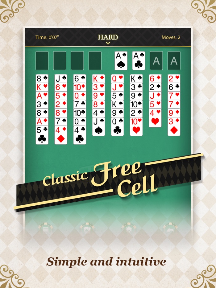 FreeCell Solitaire - Classic Shuffle Poker Game