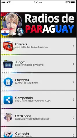 Game screenshot Emisoras Paraguay apk