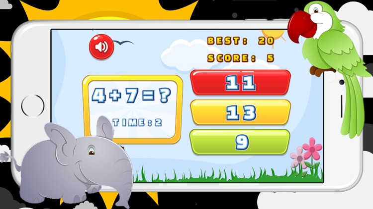 1st Animal Pre-K Math and Early Learning Game Free