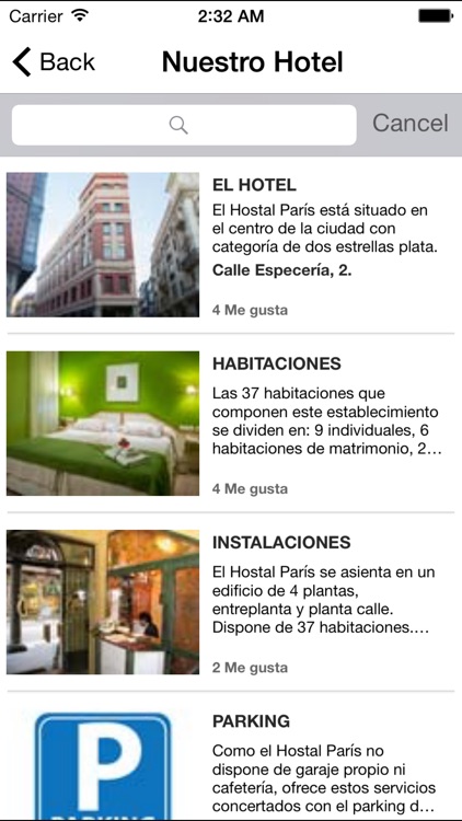 Hostal París, Recepcionista Virtual