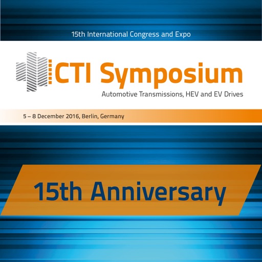 15th CTI Symposium Berlin 2016 iOS App