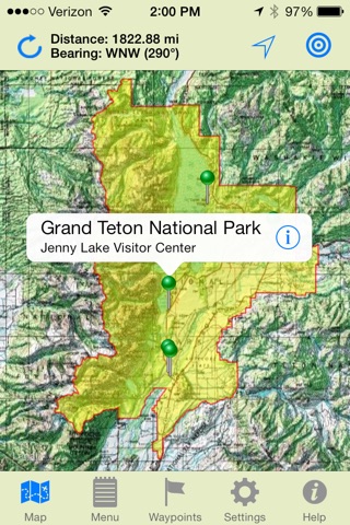 GPS National Parks USA screenshot 2