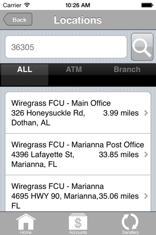 Wiregrass FCU Mobile screenshot 4