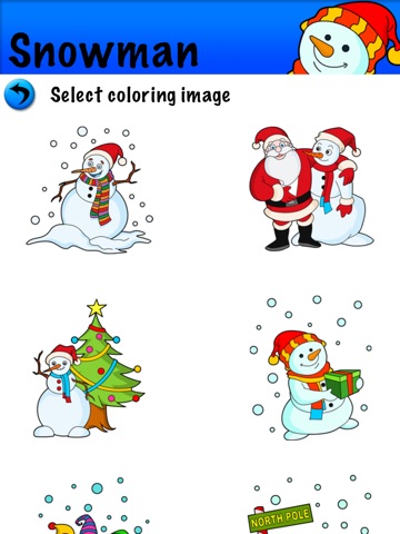 Kids Christmas Coloring Pages - Free Santa Claus and Christmas Tree Coloring Book screenshot 2
