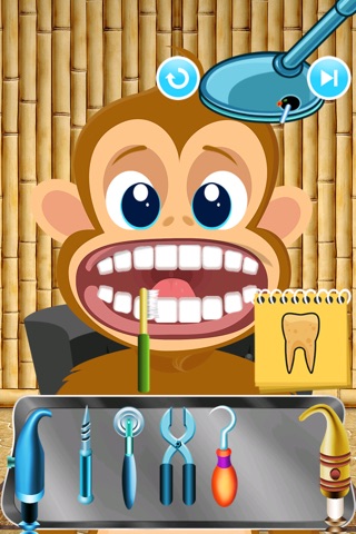 Clumsy Monkey Dentist Saga Pro - awesome kids teeth doctor screenshot 2