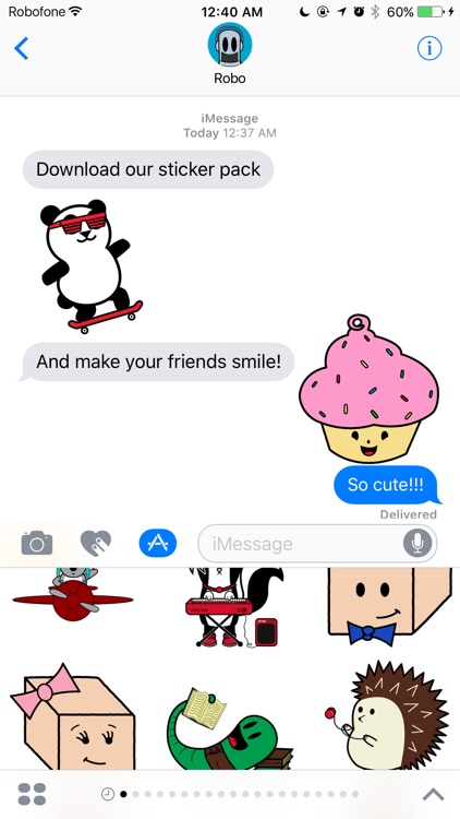 Robo Roku's Super Happy Fun Sticker Pack