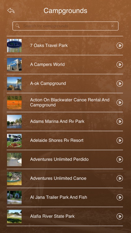 Florida Camping & RV Parks