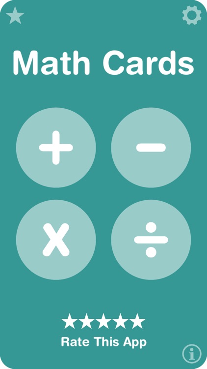Big Math Flash Cards School