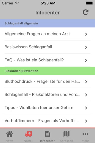 Schlaganfall-Hilfe screenshot 4