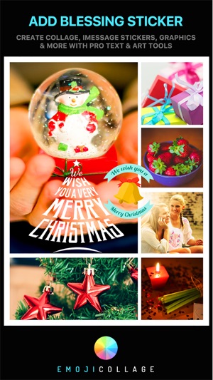 Emoji Collage Pro - Holiday Message Pic Stickers(圖1)-速報App