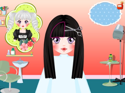 Cute Hairstyle Salon HD screenshot 3