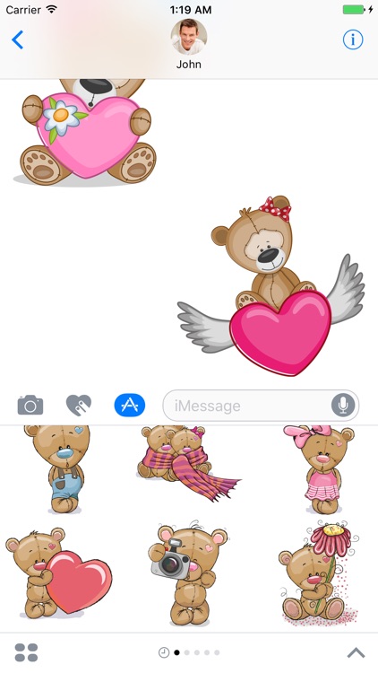 Teddy Bear - Stickers for iMessage