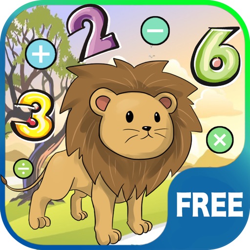 Free Kids Math Game for Lion Gang Edition iOS App