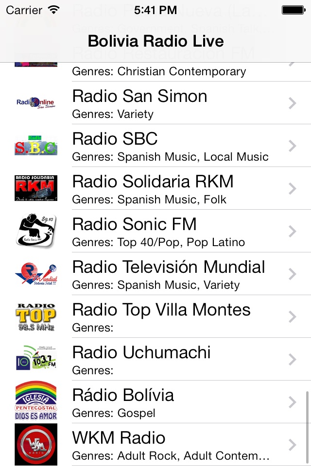 Bolivia Radio Live Player (La Paz/Quechua/Aymara) screenshot 2