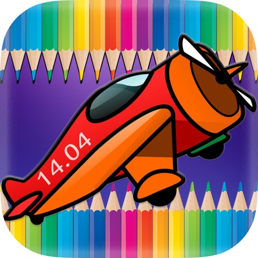 Airplanes Jets Coloring Book - Airplane game iOS App