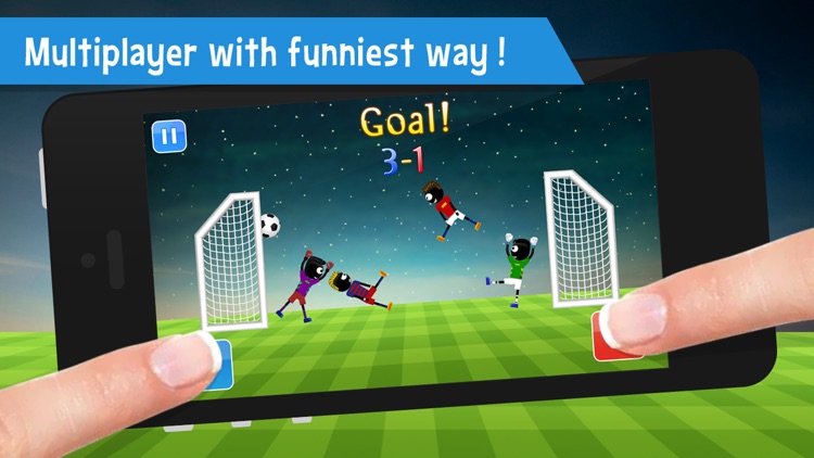 Soccer Physics Crazy - Funny 2 Players Game. 