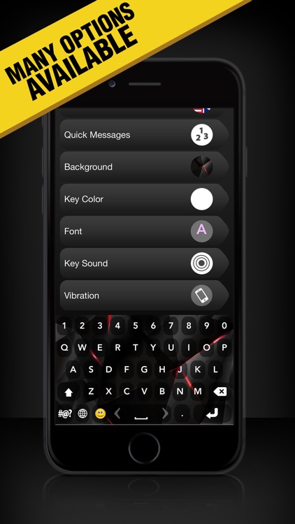 Black Keyboard Skins - Custom Keyboards Themes