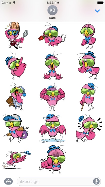 Thug Bird Sticker