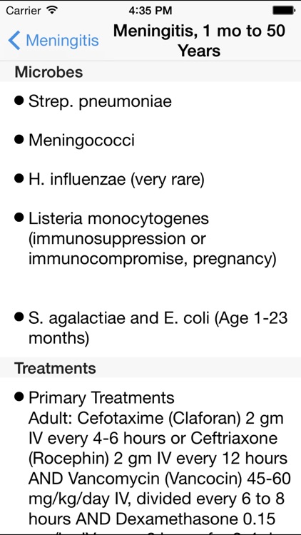 CDC Antibiotic Guidelines screenshot-3