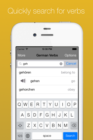 German Verb Conjugator Pro screenshot 4