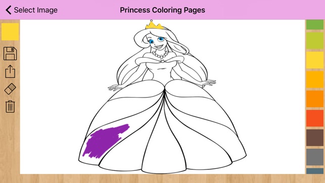 Princess Coloring Pages – Coloring book(圖2)-速報App