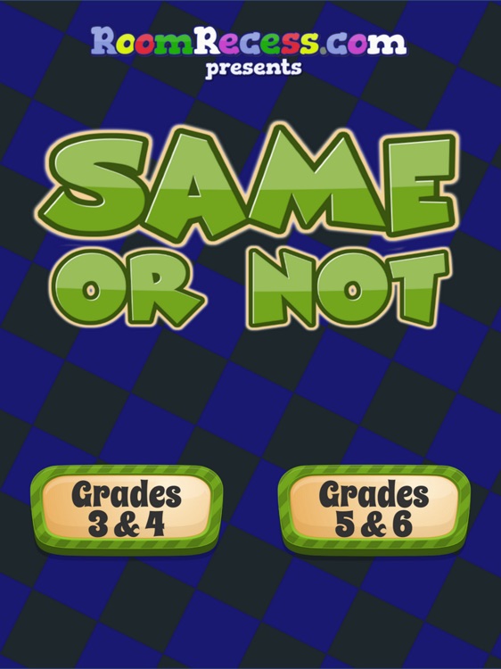 Same or Not by RoomRecess.com