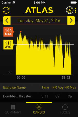 Atlas Workout Tracker screenshot 2