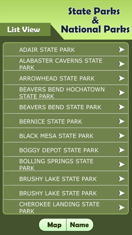 Oklahoma - State Parks & National Parks Guide