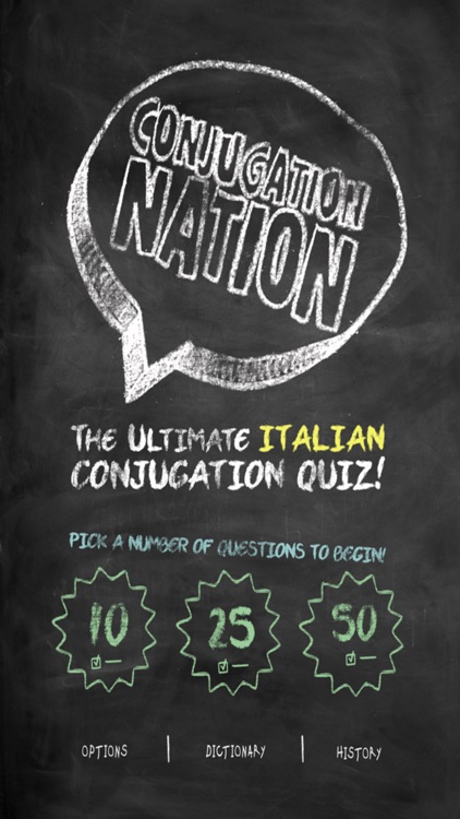 Conjugation Nation Italian