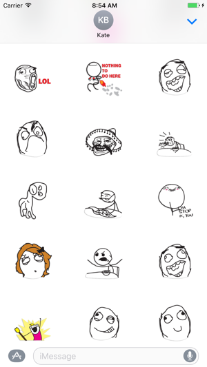 Meme - poker faces stickers pack(圖2)-速報App