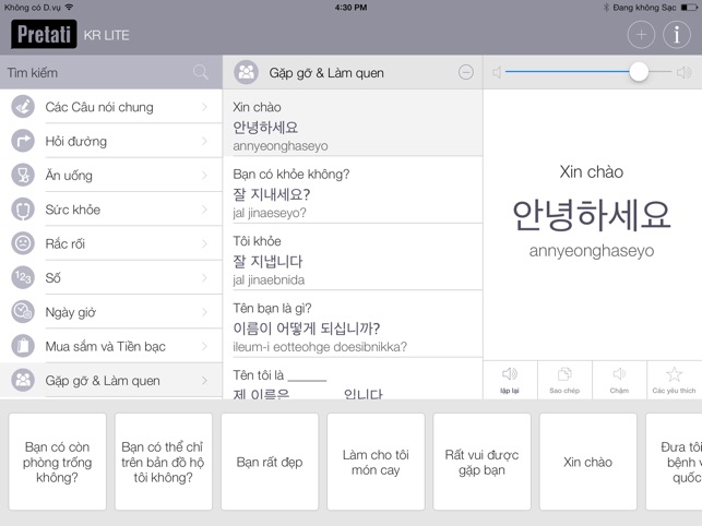 Korean Pretati - Nói tiếng Hàn Quốc với Bản dịch