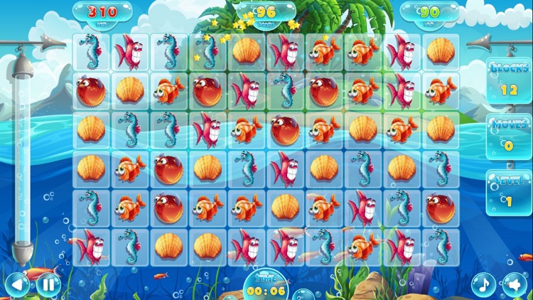 Fish World Puzzle Game - Pop Blast