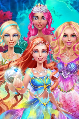 Mermaid Princess Salon - Ocean Makeup & Dress Up screenshot 3